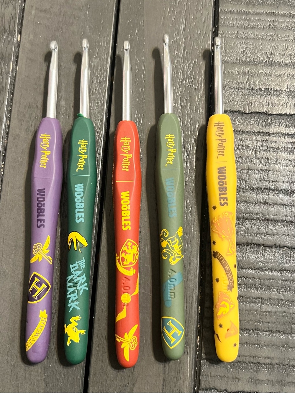 Harry Potter Wobbles Crochet Hook Set Multi Color